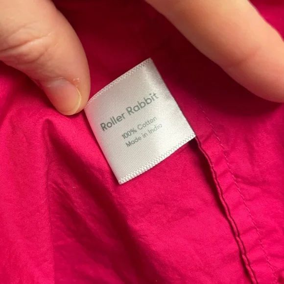 Roller Rabbit Raspberry Pink Tiered Dress - Picture 7 of 10